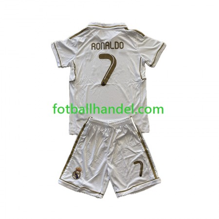 Barn Fotballdrakter Real Madrid Cristiano Ronaldo 7 Hjemme Retro 2011-2012 Kortermet